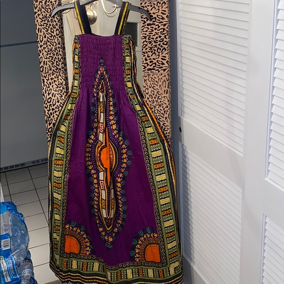 Dresses & Skirts - African Dashiki Pattern Maxi Dress